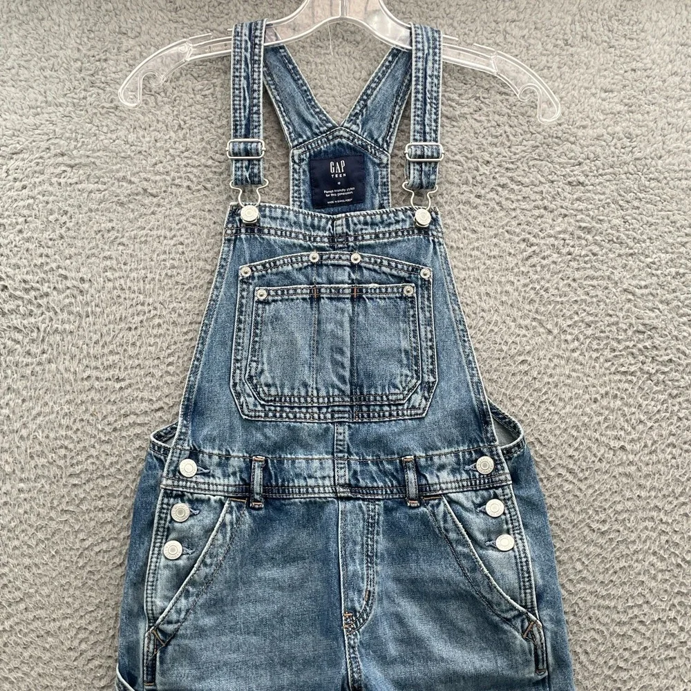 Gap Denim Overall Teen 10 Gorpcore Outdoor Workwear Ranch Western 90s Streetwear